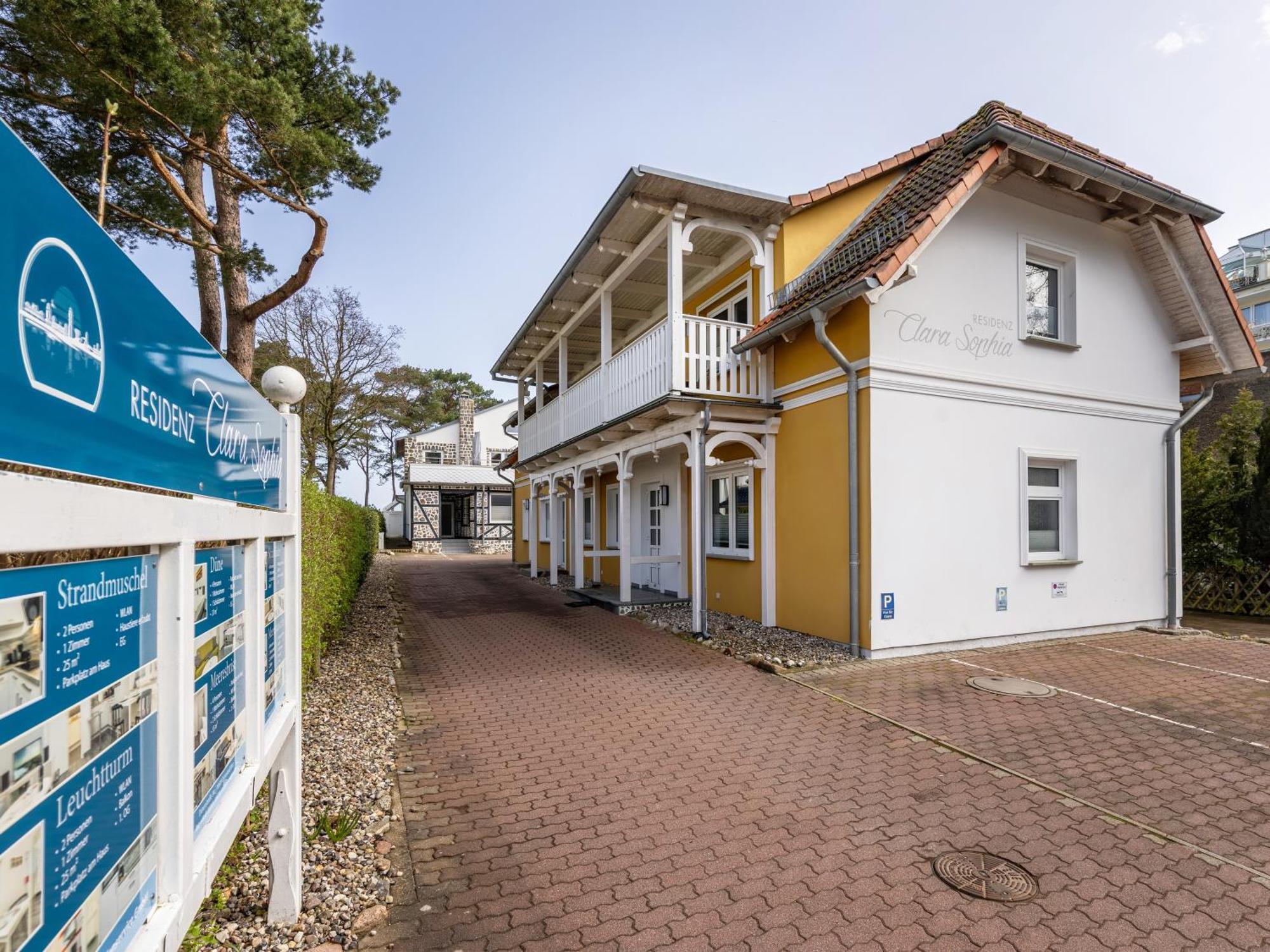 Ferienwohnung Strandlaeufer In Der Residenz Clara Sophia Binz Exteriör bild